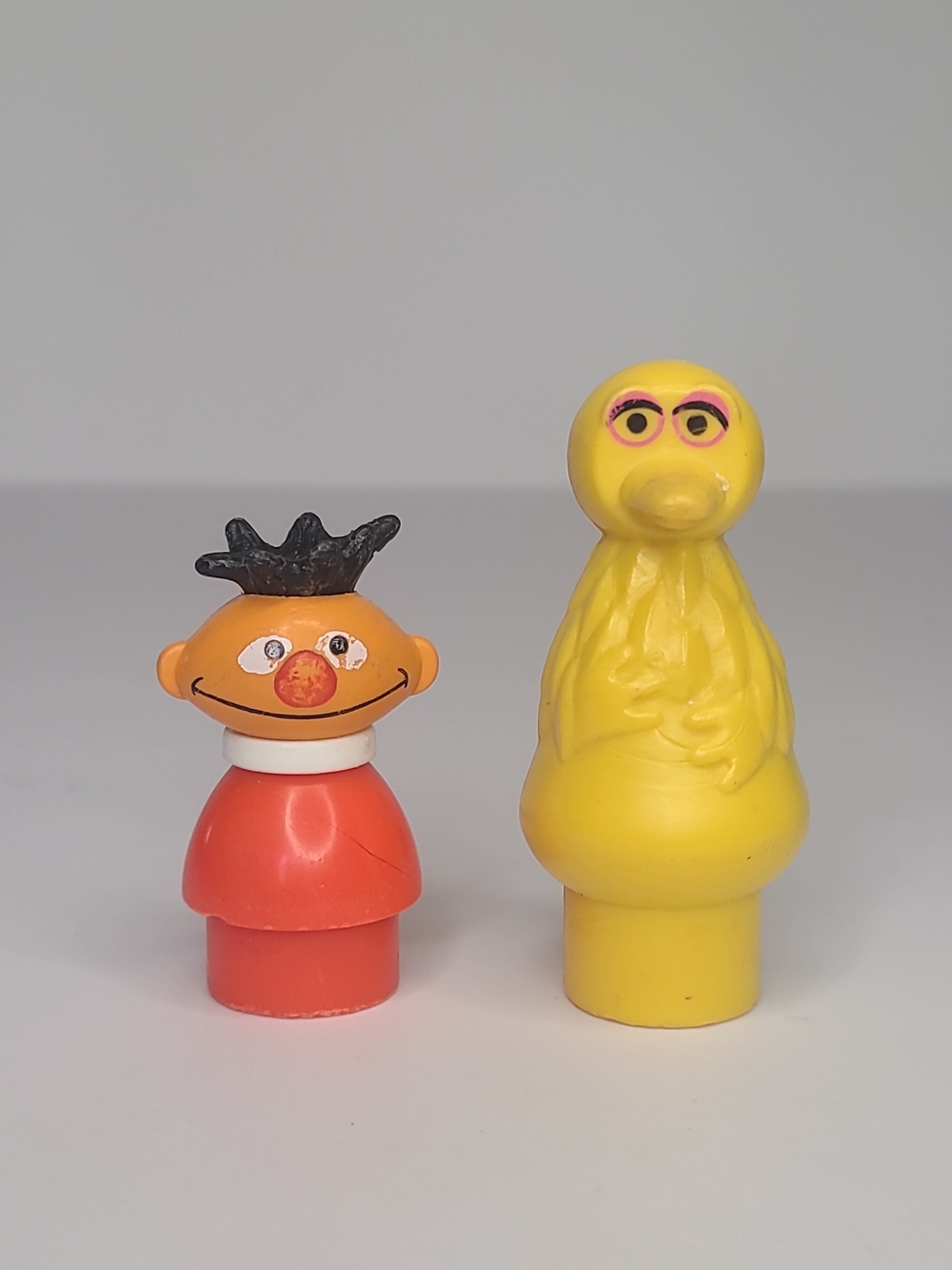 Vintage FisherPrice Little People Muppets Sesame Street Ernie and Big Bird